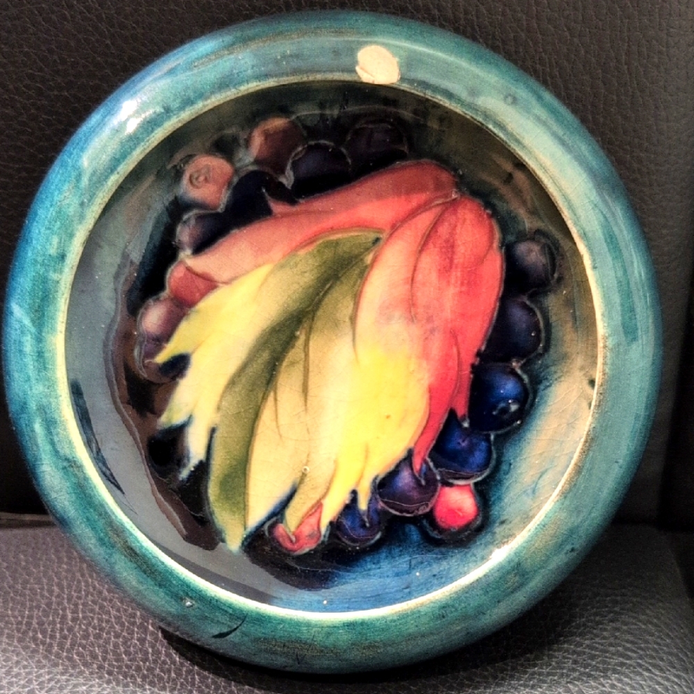 Moorcroft Vibrant Ceramic Art Plate